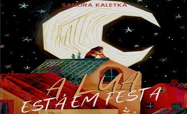 Capa do livro A LUA ESTÁ EM FESTA