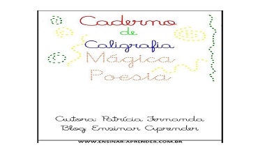 CADERNO DE CALIGRAFIA