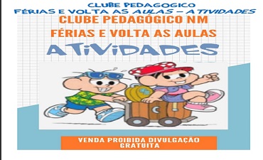 FERIAS E VOLAT AS AULAS ATIVIDADES